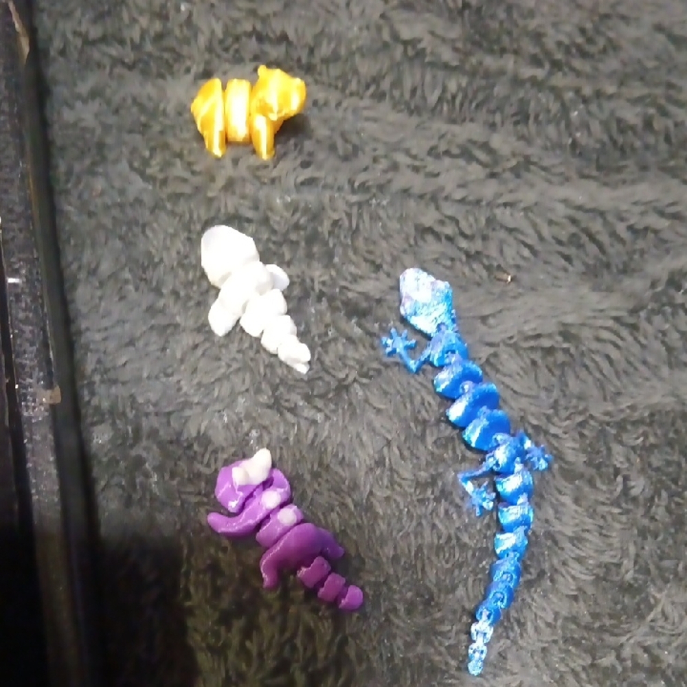 Colorful Animal 3D Printing Figurines Set